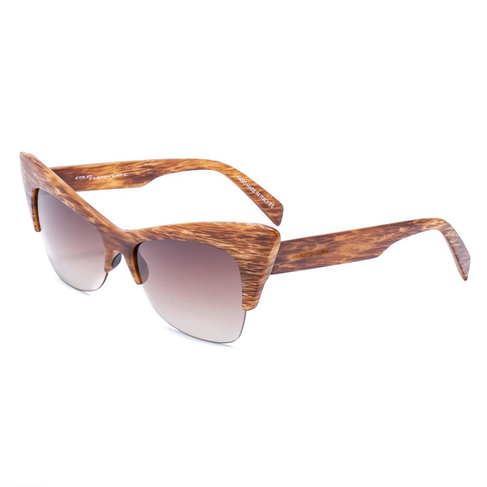 Italia Independent Braune Acetat-Sonnenbrille