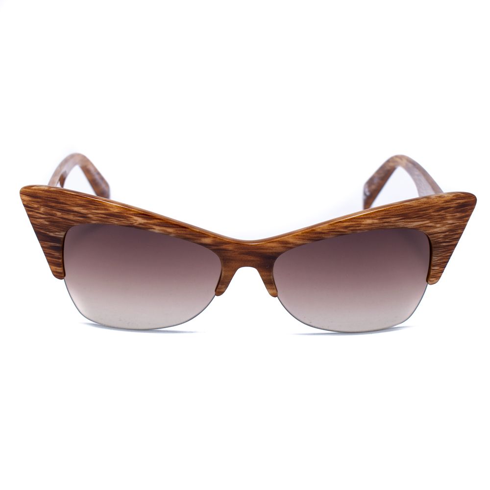 Italia Independent Braune Acetat-Sonnenbrille