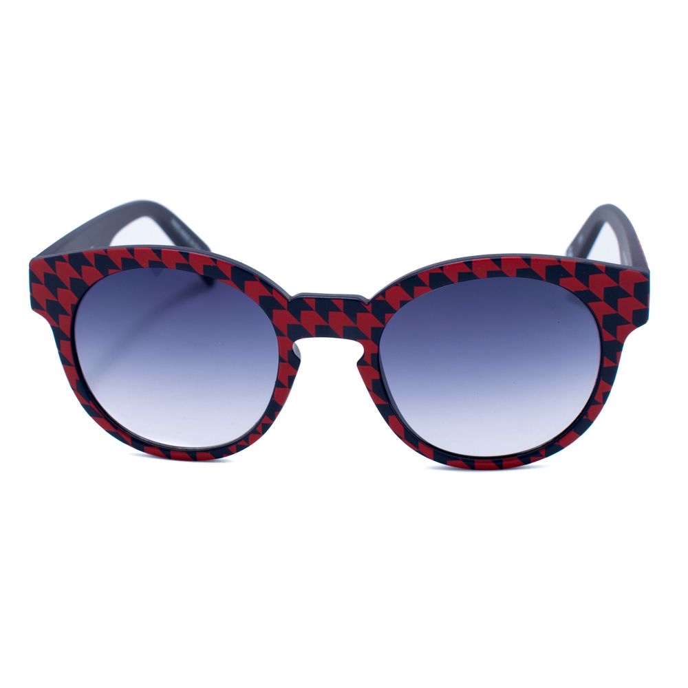 Italia Independent Rote Acetat-Sonnenbrille