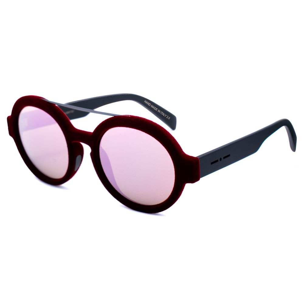 Italia Independent Sonnenbrille aus Bordeaux-Acetat