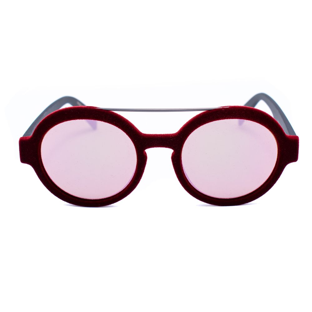 Italia Independent Sonnenbrille aus Bordeaux-Acetat