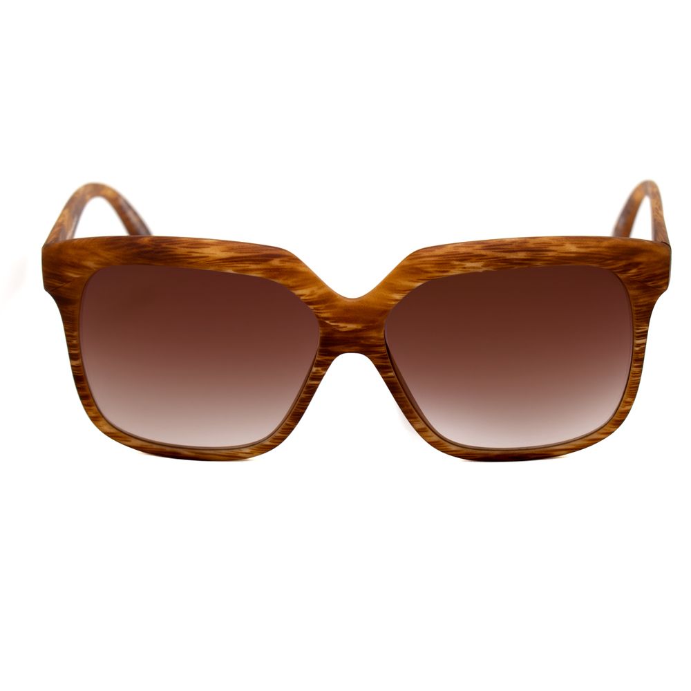 Italia Independent Braune Acetat-Sonnenbrille