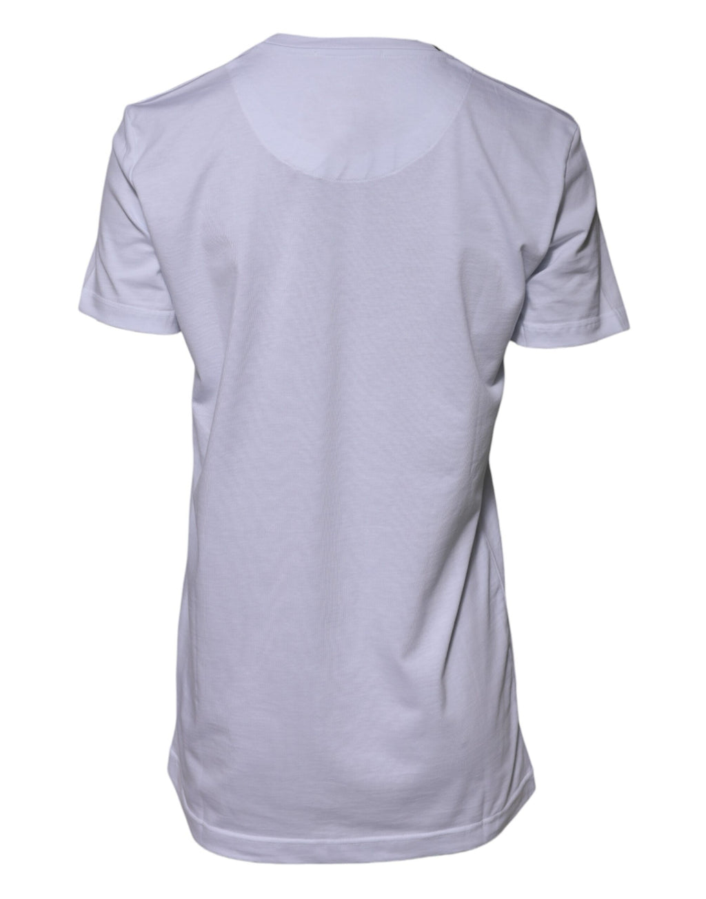 Dolce & Gabbana White Cotton Goodluck 2023 Crewneck T-Shirt