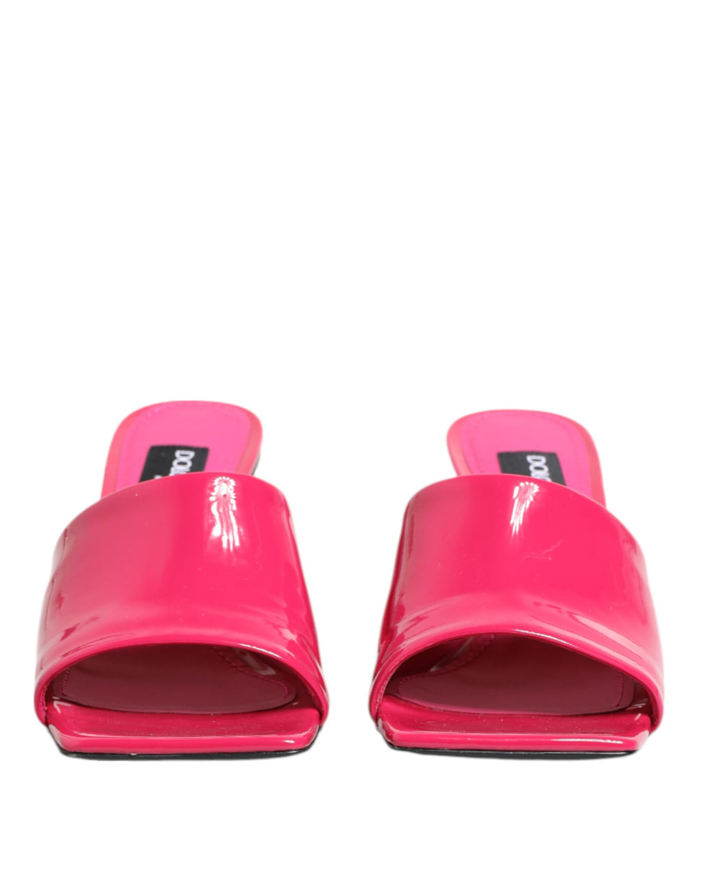 Dolce & Gabbana Rosa Open Toe Block Heel Mules Sandals Shoes