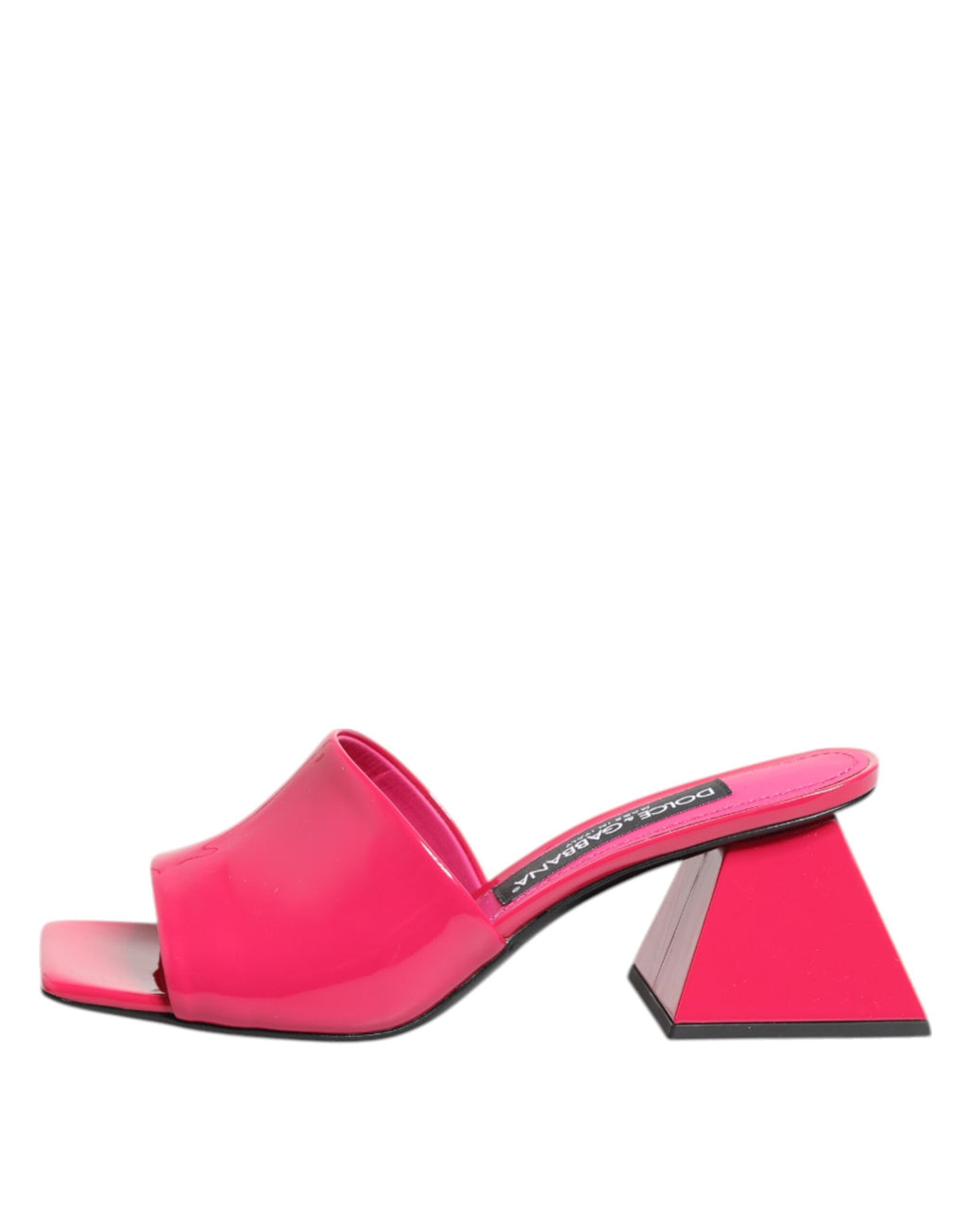 Dolce & Gabbana Rosa Open Toe Block Heel Mules Sandals Shoes