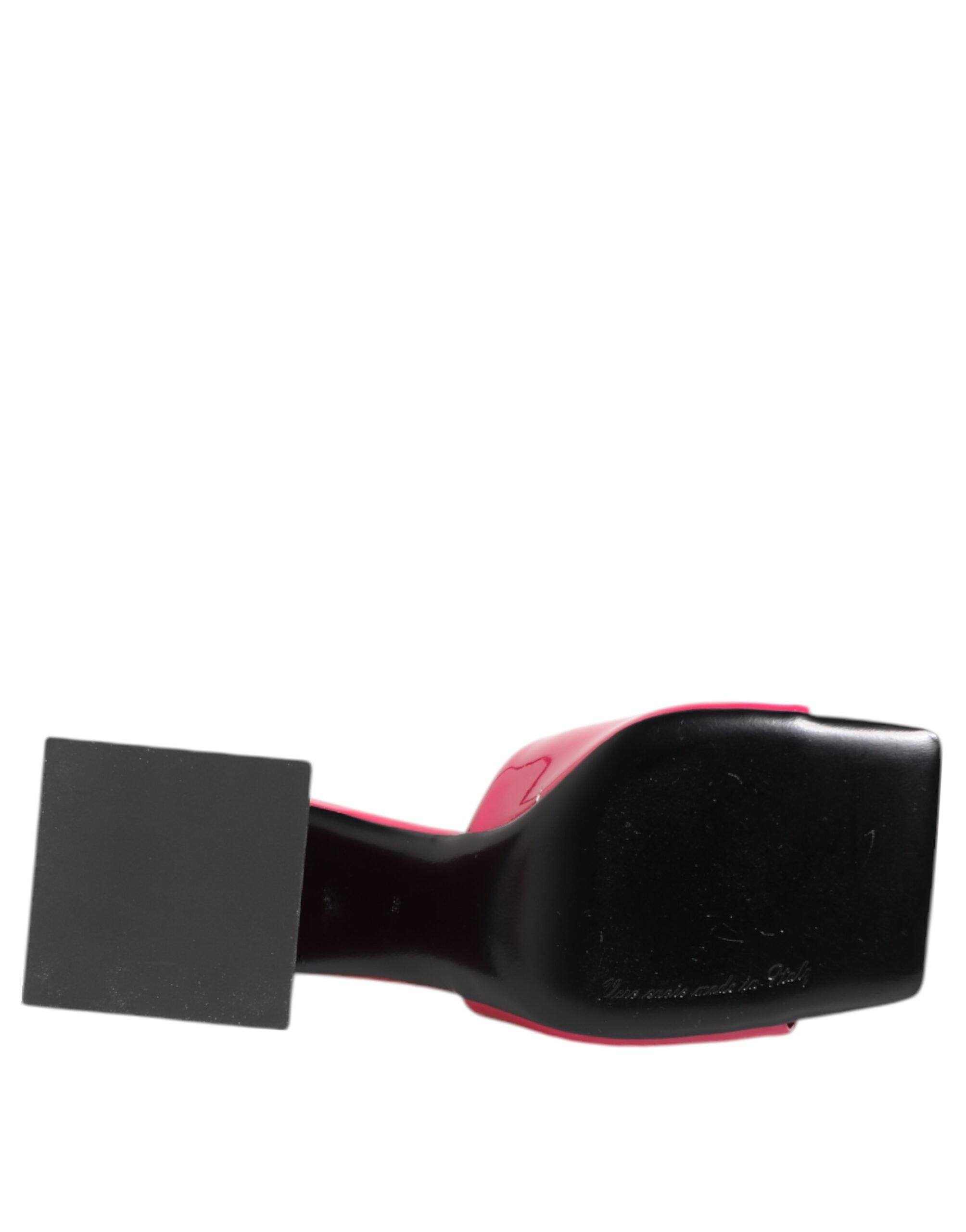Dolce & Gabbana Rosa Open Toe Block Heel Mules Sandals Shoes