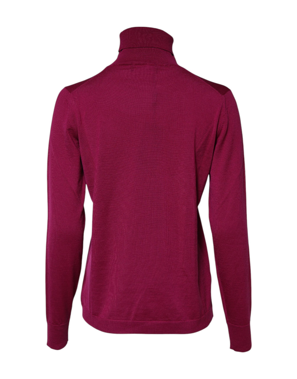 Dolce & Gabbana Fuchsia Wool Long Sleeve Turtleneck Sweater