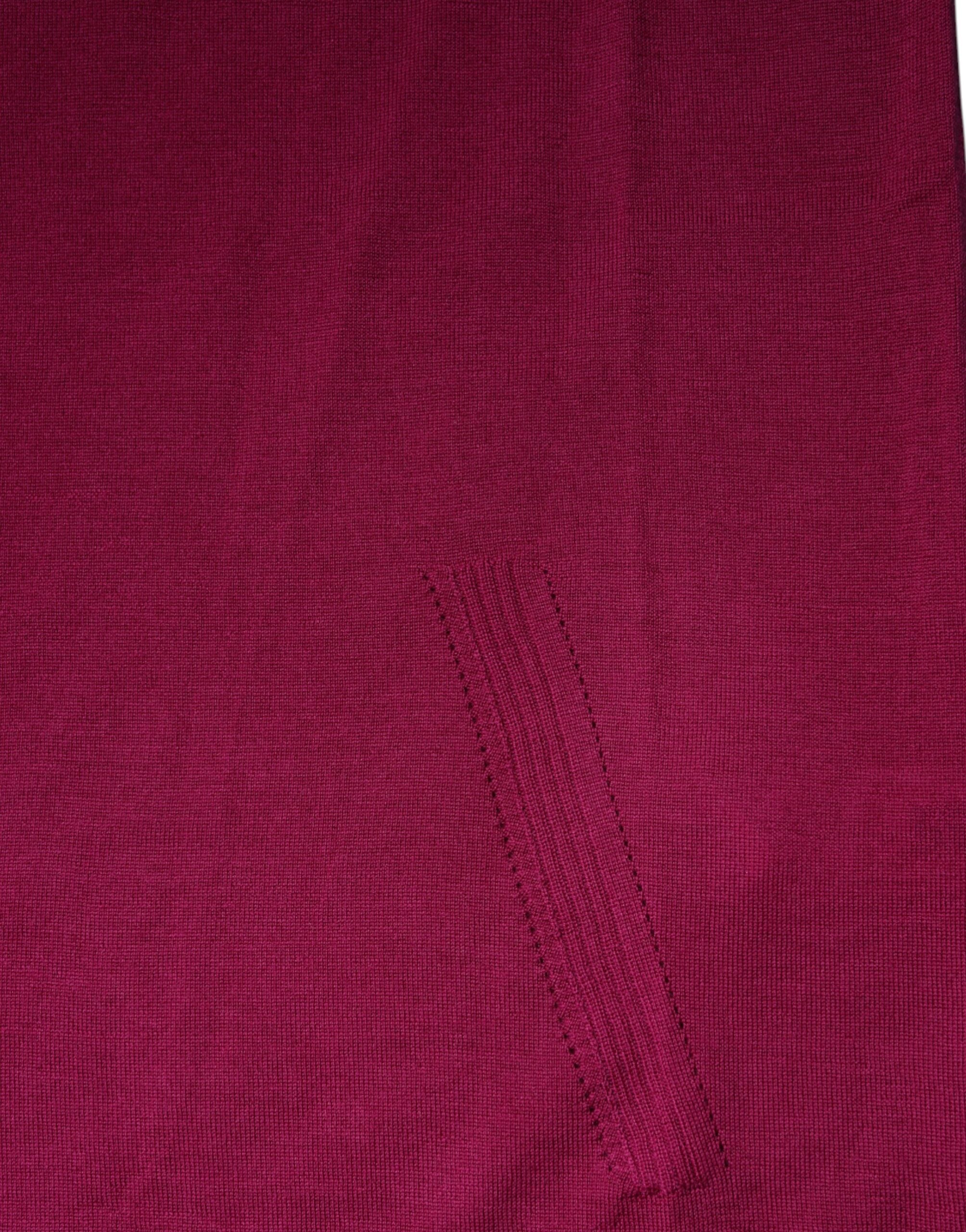 Dolce & Gabbana Fuchsia Wool Long Sleeve Turtleneck Sweater