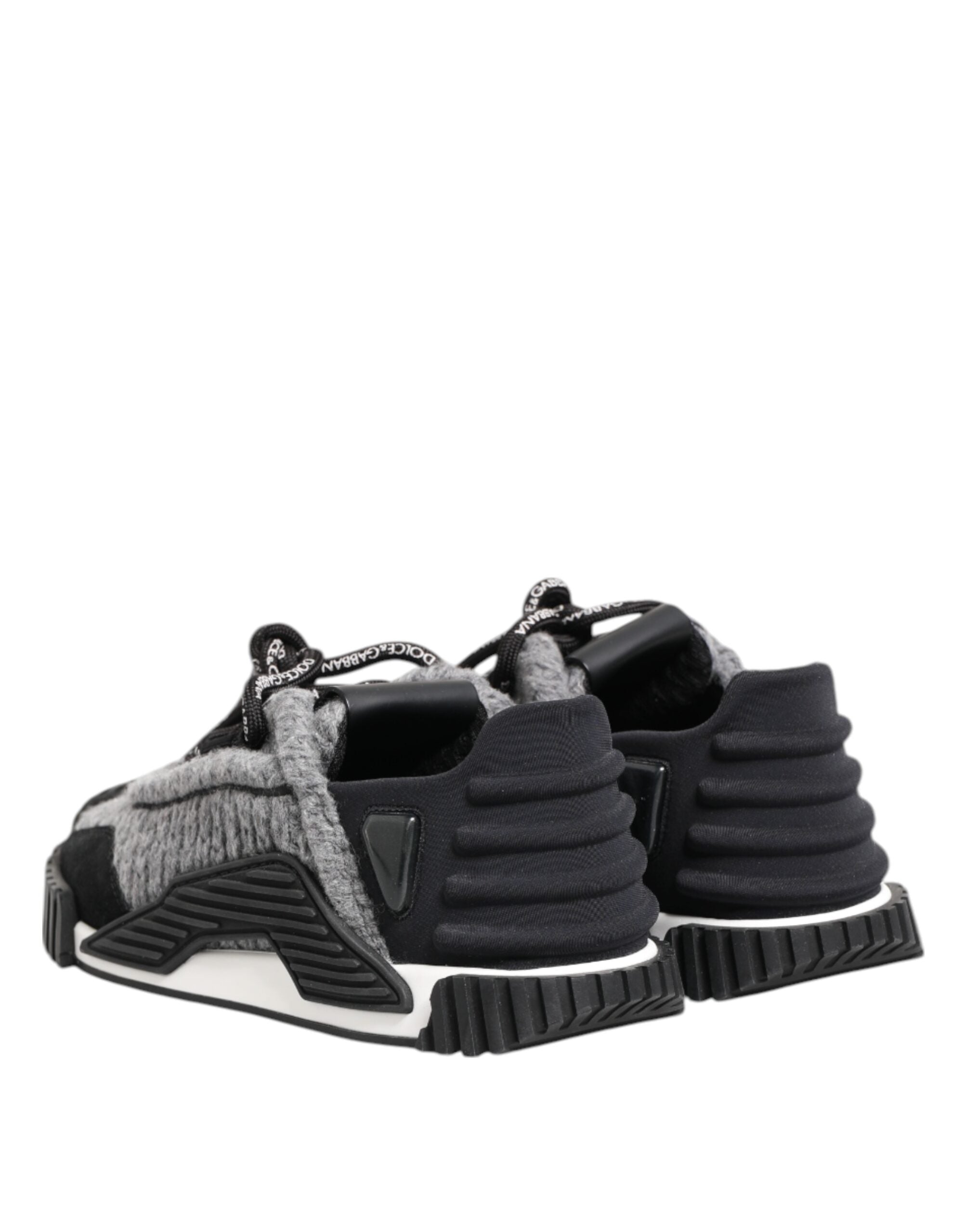 Dolce & Gabbana Black Grey NS1 Low Top Trainers Shoes