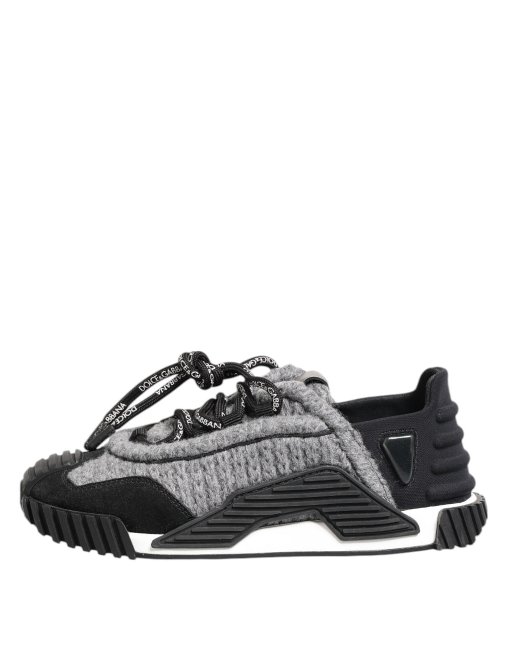 Dolce & Gabbana Black Grey NS1 Low Top Trainers Shoes