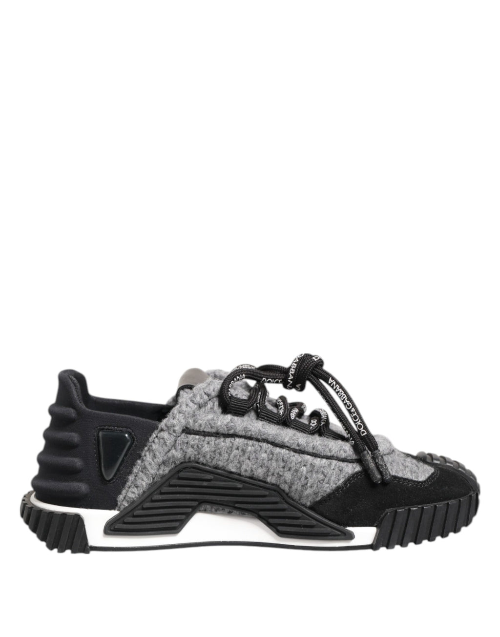 Dolce & Gabbana Black Grey NS1 Low Top Trainers Shoes