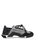 Dolce & Gabbana Black Grey NS1 Low Top Trainers Shoes