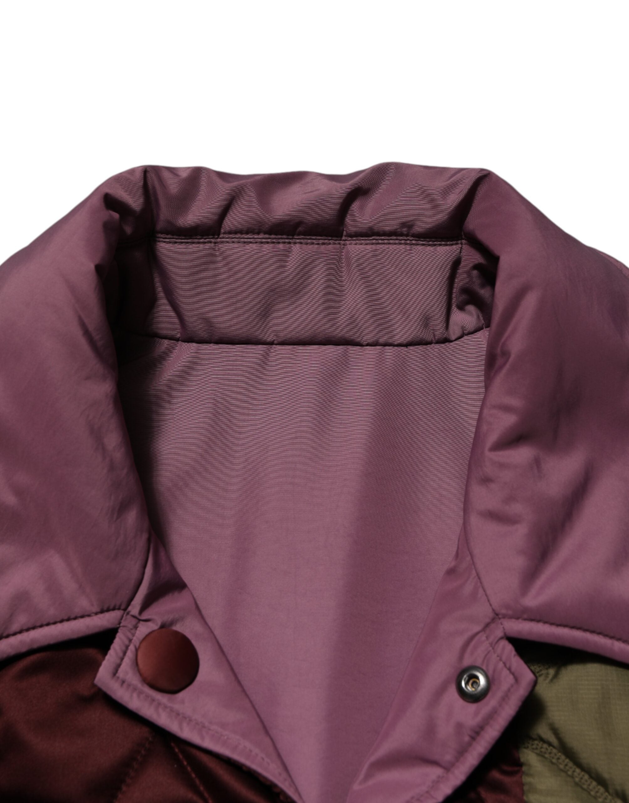 Dolce & Gabbana Multicolor Patchwork Quilted Polyester Jacket