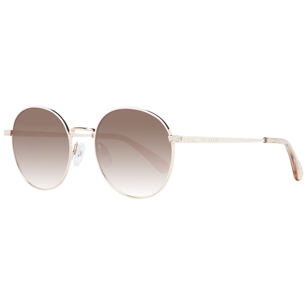 Ted Baker Sonnenbrille aus Goldmetall