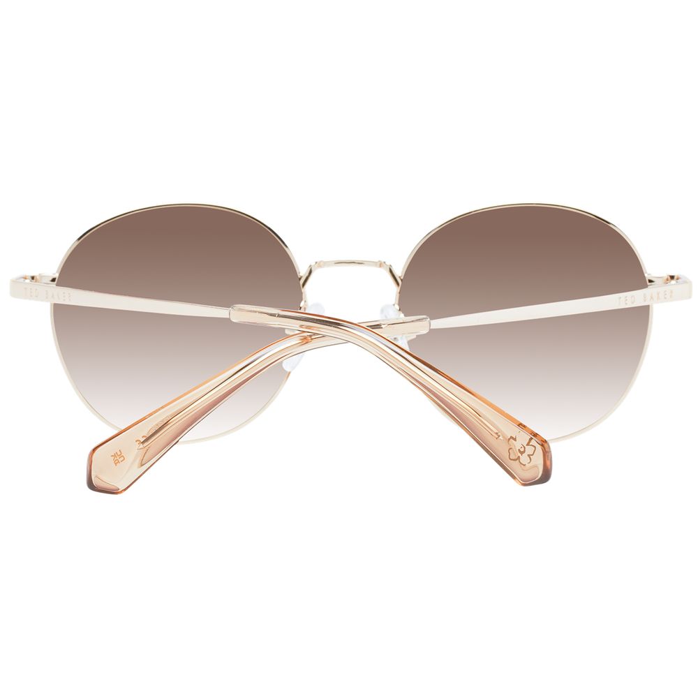 Ted Baker Sonnenbrille aus Goldmetall
