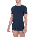 Bikkembergs Men's Black Cotton T-Shirt Double Pack