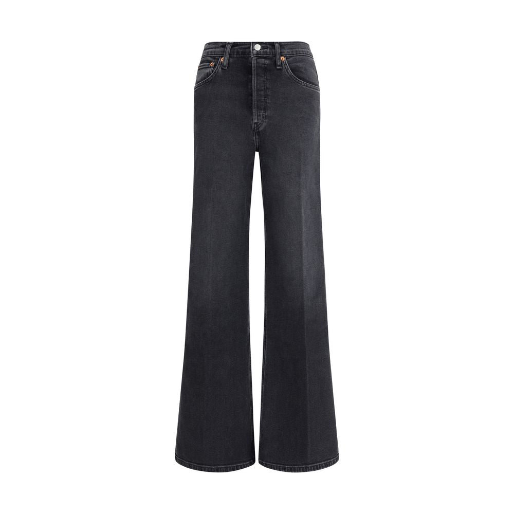 RE/DONE Schwarze Baumwolljeans Denim