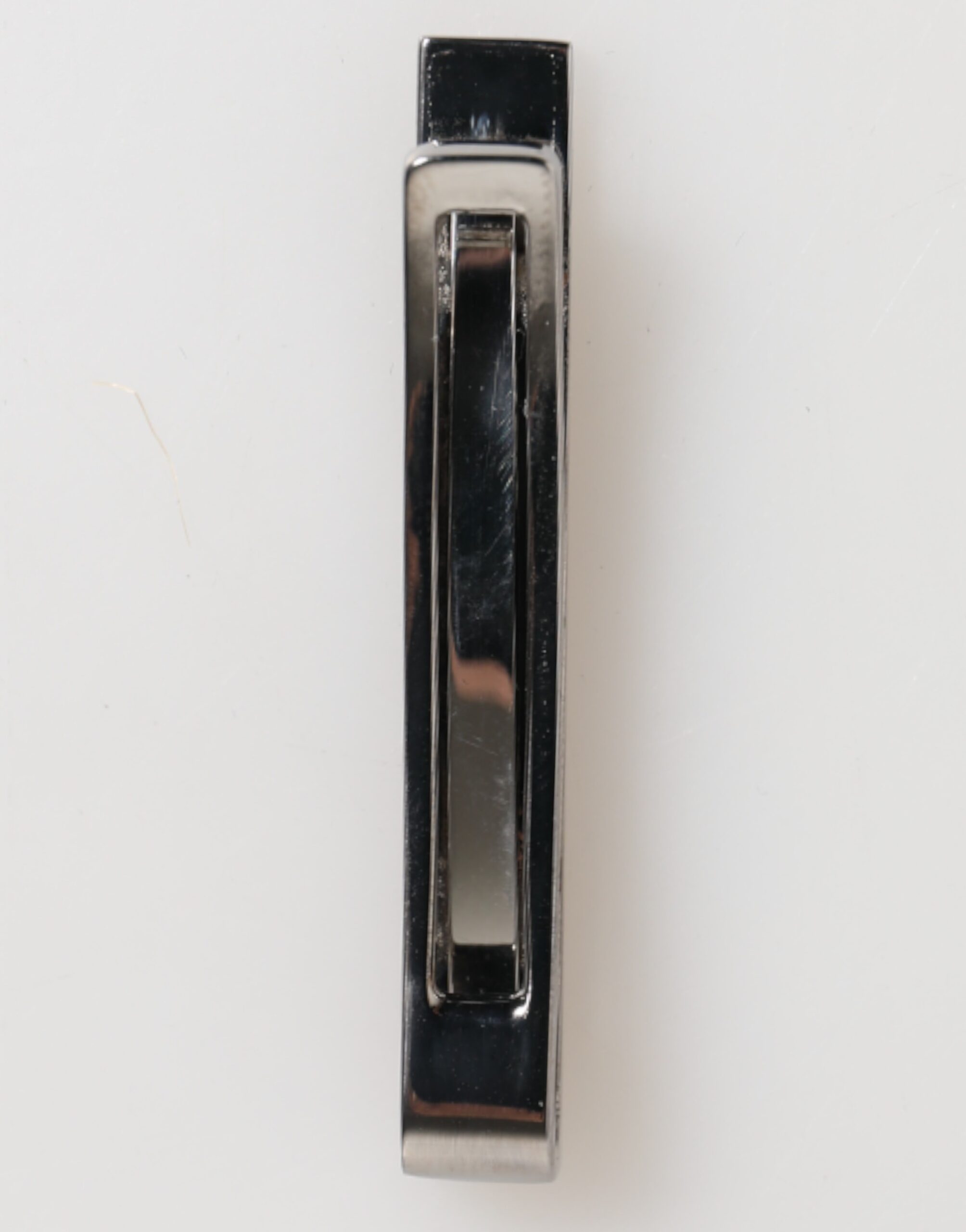 Dolce & Gabbana Silver Tone Brass Logo Branded Men's Accessory Tie Clip Bar