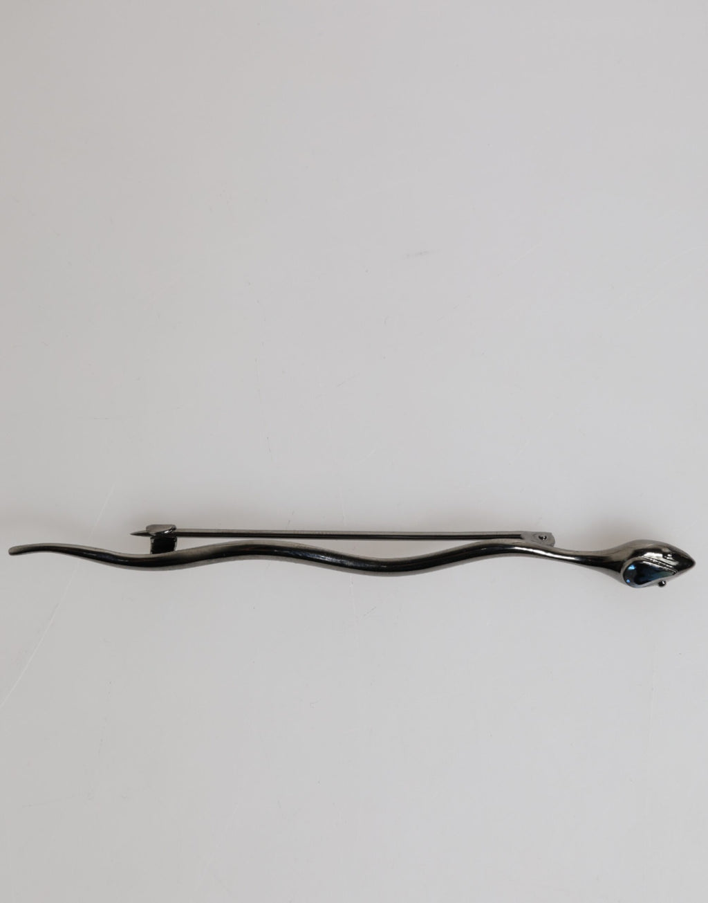 Dolce & Gabbana Schwarz Messing Kristall Spilla Serpente Herren Brosche Pin