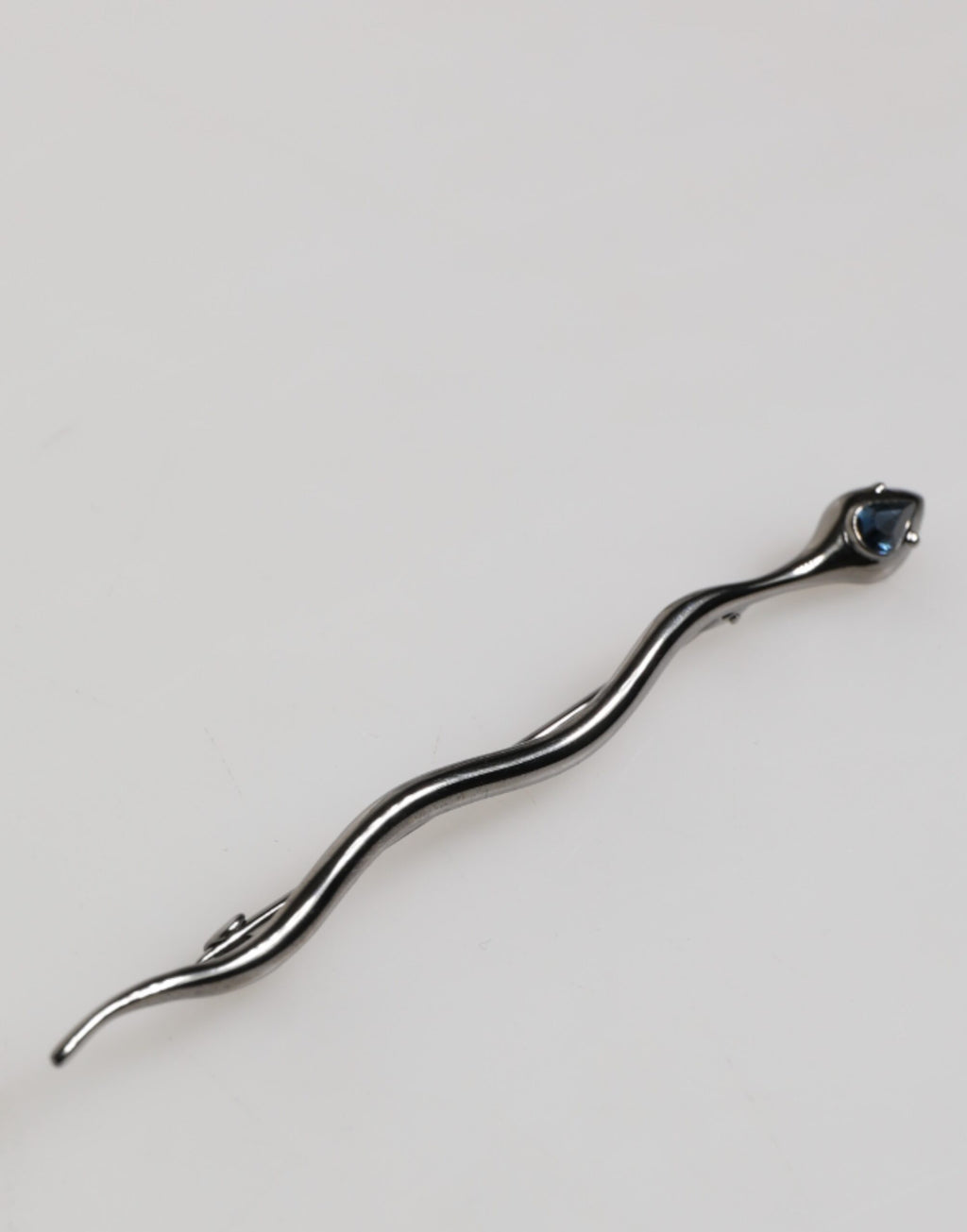 Dolce & Gabbana Schwarz Messing Kristall Spilla Serpente Herren Brosche Pin