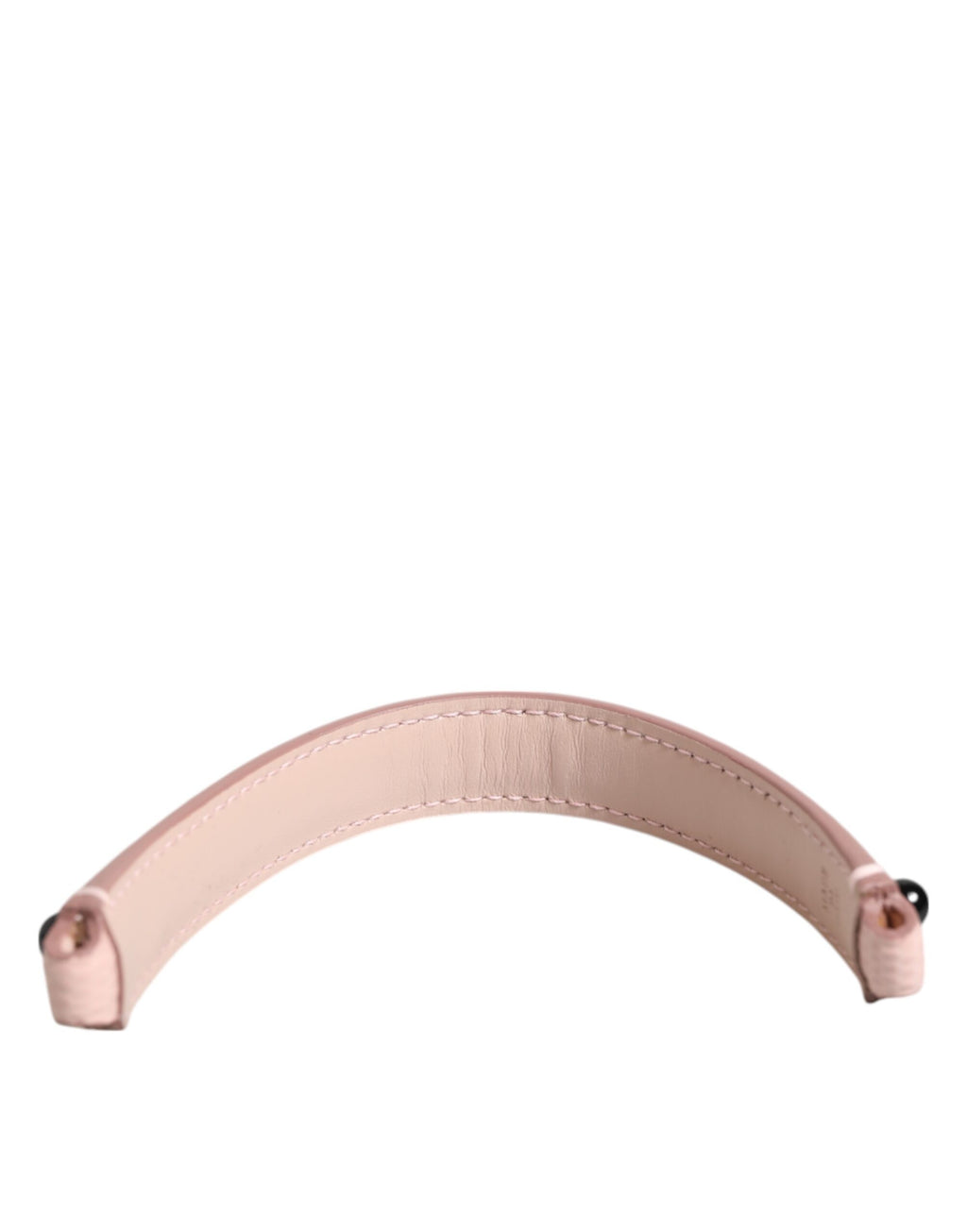 Dolce & Gabbana Light Pink Embellished Leather Top Handle and Shoulder Bag