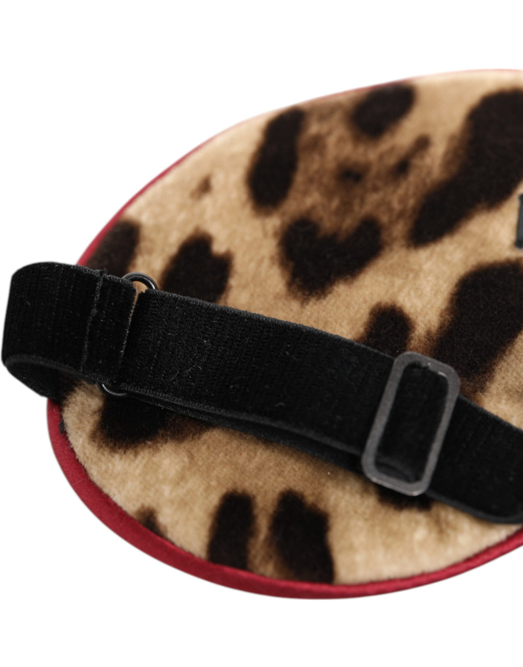 Dolce & Gabbana Brown Leopard Print Silk Women's Accessory Sleep Eye Mask