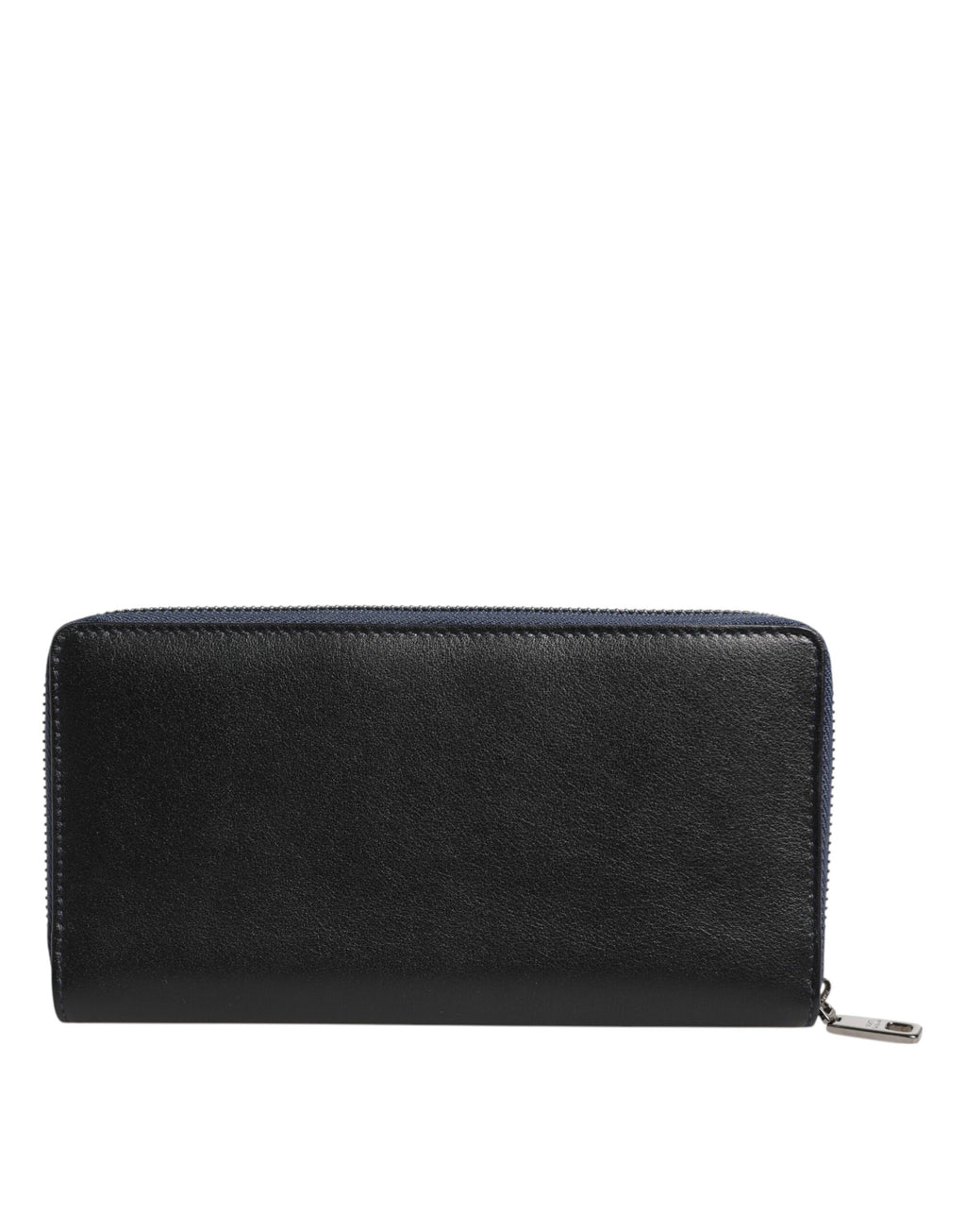 Dolce & Gabbana Black Blue Exotic Leather Men's Continental Clutch Wallet