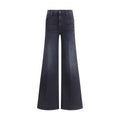 Mother Denim Schwarze Baumwolljeans Denim