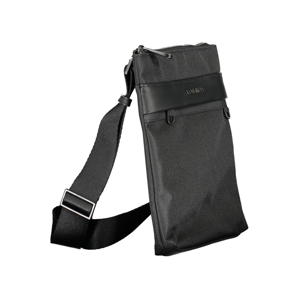 Calvin Klein Schwarze Polyester-Umhängetasche