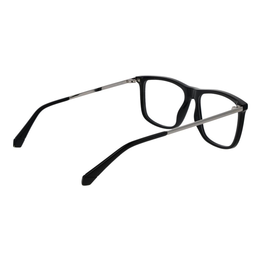 Polaroid Black Polyester Eyeglasses (Frames)