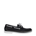 Christian Louboutin Black Leather Loafers