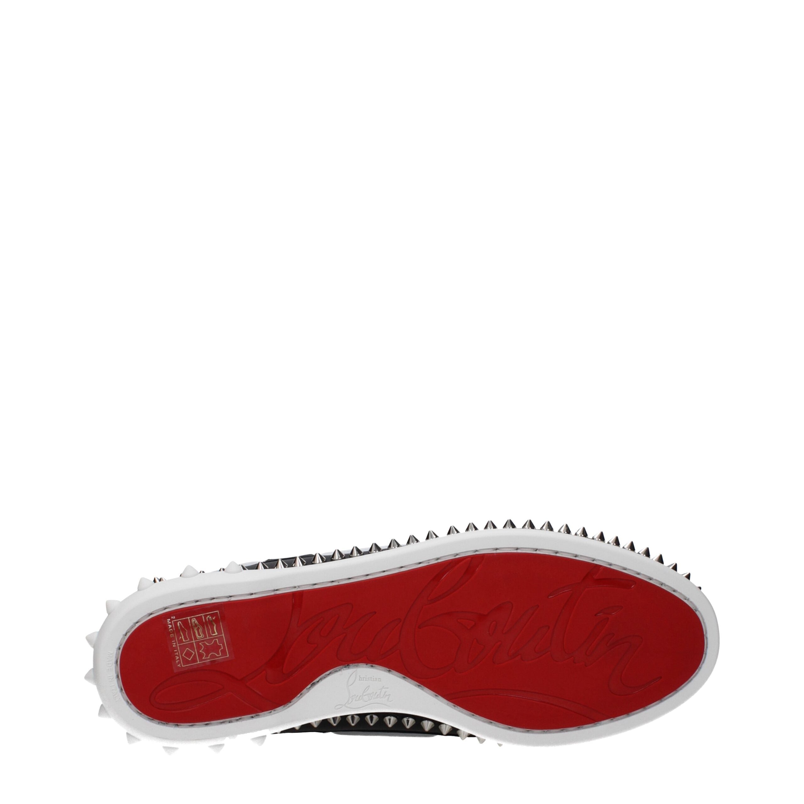 Christian Louboutin Black Leather Loafers