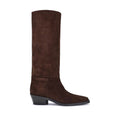 Proenza Schouler Braune Kalbshaut Bos Taurus Stiefeletten