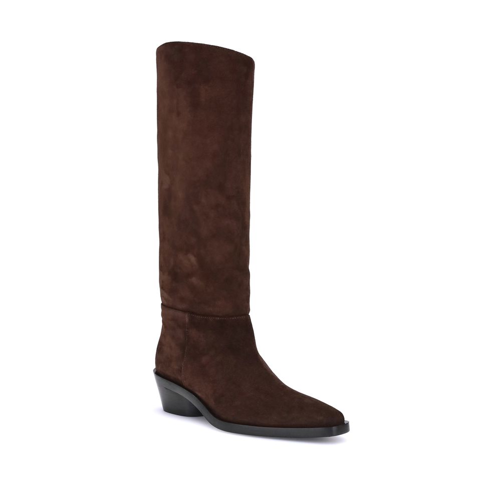 Proenza Schouler Braune Kalbshaut Bos Taurus Stiefeletten
