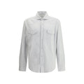 Brunello Cucinelli Grey Cotton Shirt