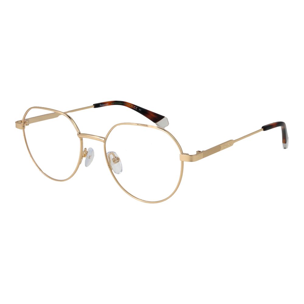 Polaroid Brille aus Goldmetall (Fassung)