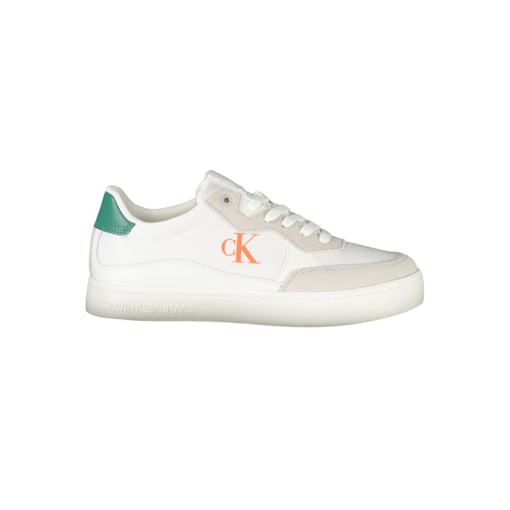 Calvin Klein Bianco Polyurethane Herren Sneaker