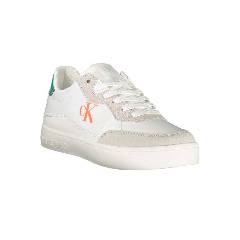 Calvin Klein Bianco Polyurethane Herren Sneaker