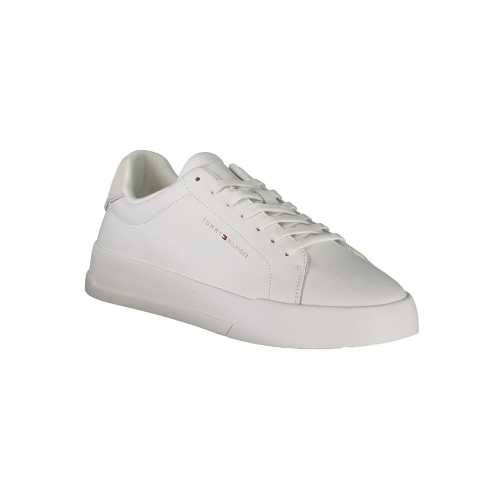 Tommy Hilfiger Weißer Herren-Sneaker aus Polyurethan