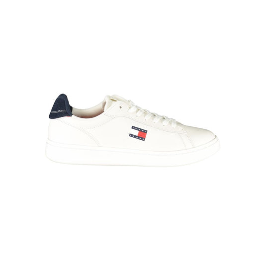 Tommy Hilfiger Weißes Leder Herren Sneaker