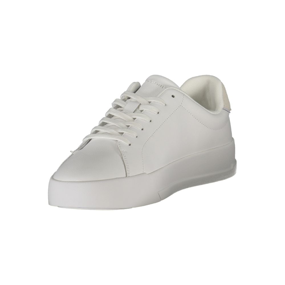Tommy Hilfiger Weißer Herren-Sneaker aus Polyurethan
