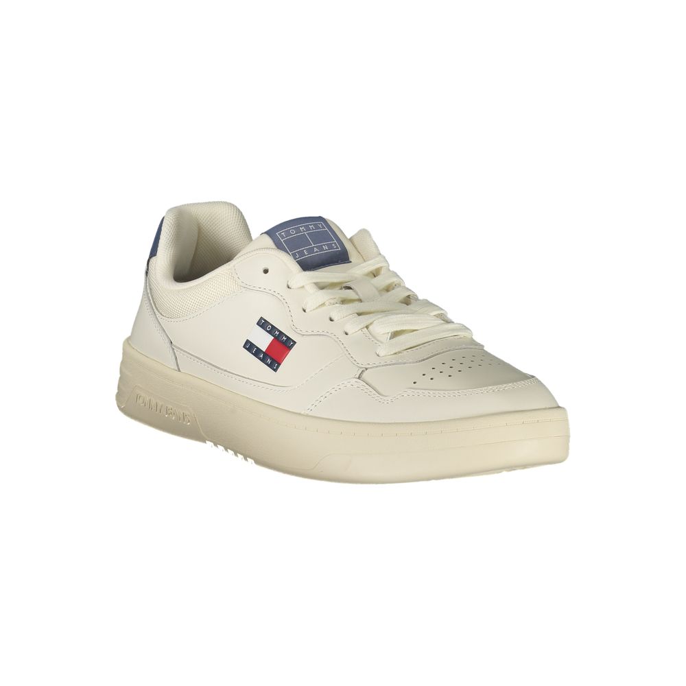 Tommy Hilfiger Weißes Leder Herren Sneaker