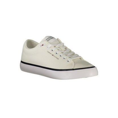Tommy Hilfiger Weiß Polyester Männer Sneaker