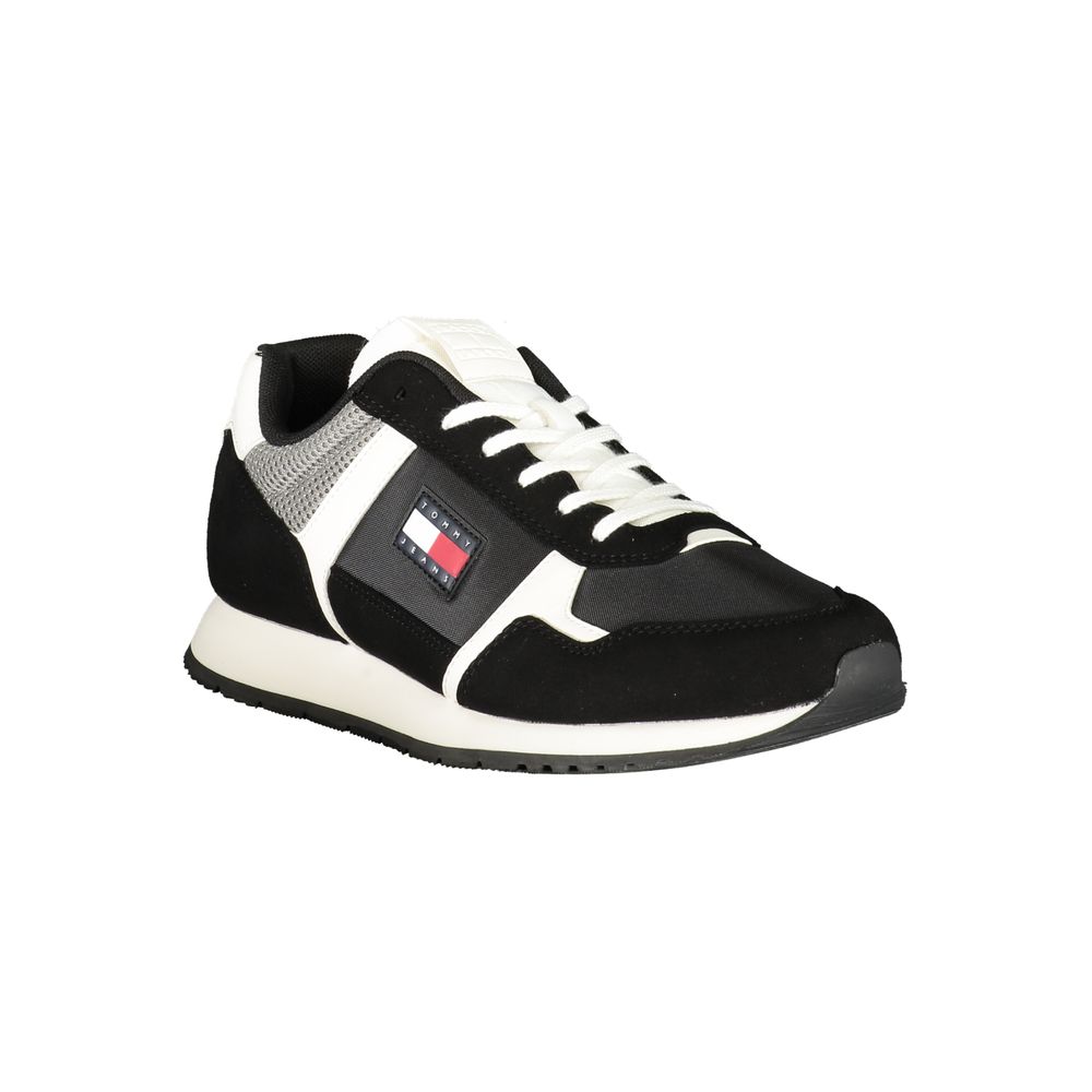 Tommy Hilfiger Schwarzer Sneaker aus Polyurethan für Herren