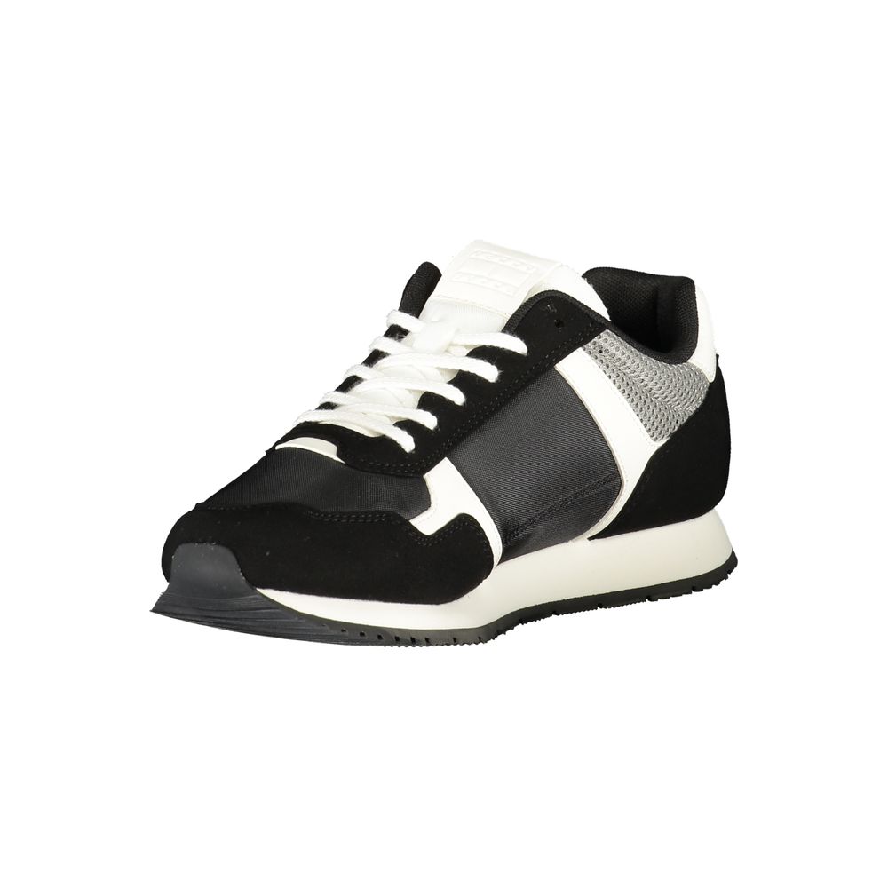 Tommy Hilfiger Schwarzer Sneaker aus Polyurethan für Herren