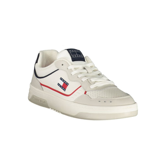 Tommy Hilfiger Weißes Leder Herren Sneaker