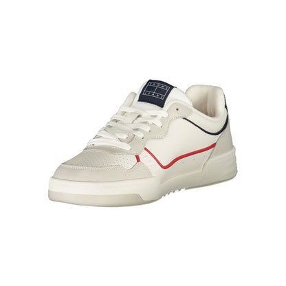 Tommy Hilfiger Weißes Leder Herren Sneaker
