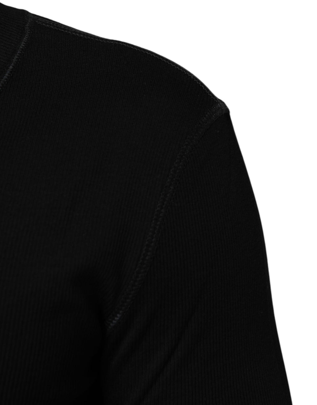 Dolce & Gabbana Men's Black Cotton Button-Front Cardigan