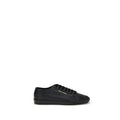 Saint Laurent Schwarze Bos Taurus Kalbsleder-Sneakers