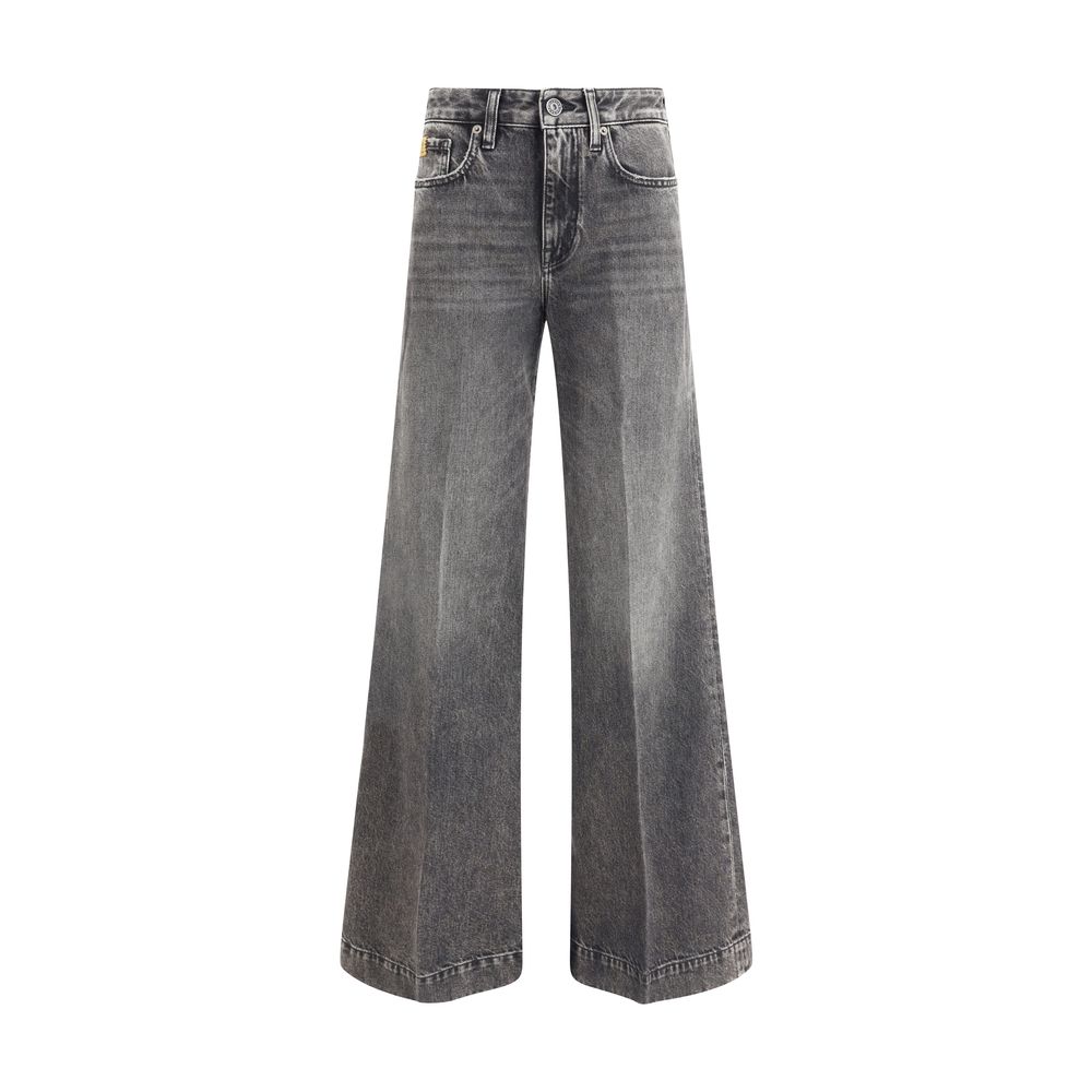 Jacob Cohen Graue Baumwolljeans mit Relaxed Fit